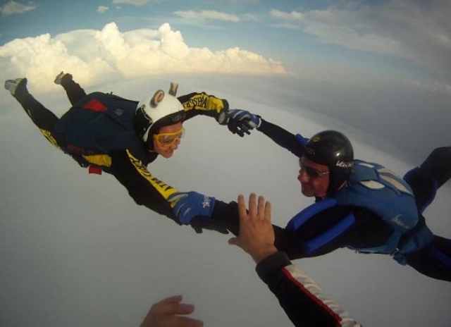  Salto con instructor 